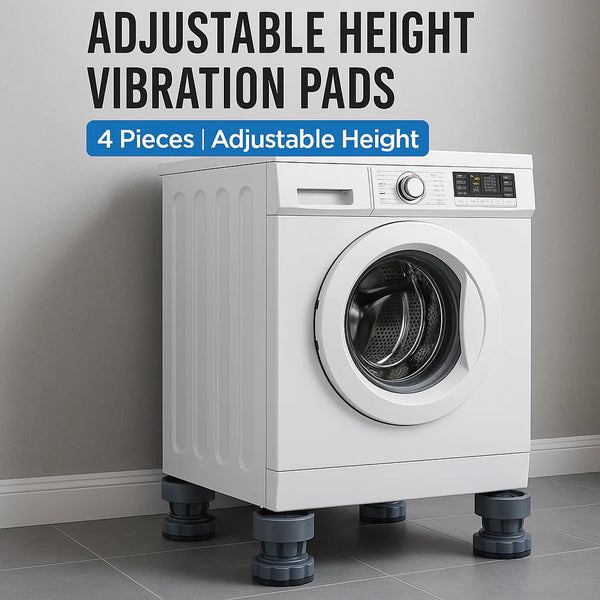 AntiVibration Washing Machine Pads (Adjustable)